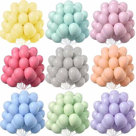 10inch Macaron Latex Balloons Pastel Pink Color Balloons Wedding Birthday Party Decorations Baby Shower Kids Toys Helium Globos